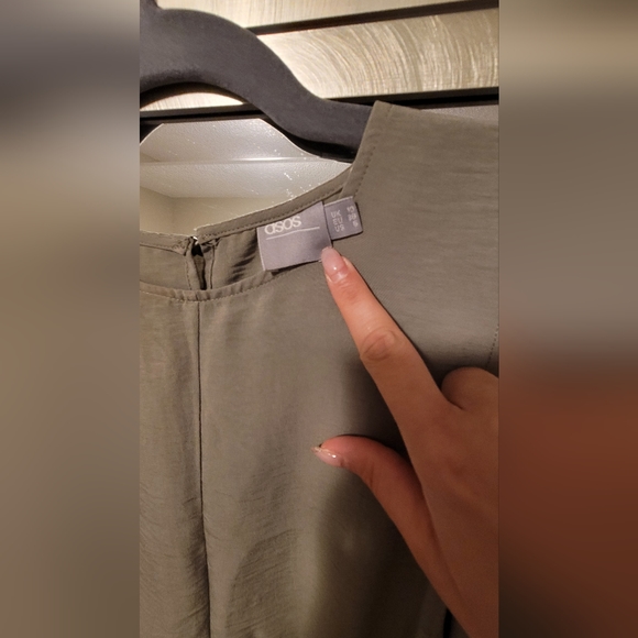 ASOS Eyelet Waist Casual Maxi Dres - Picture 7 of 9